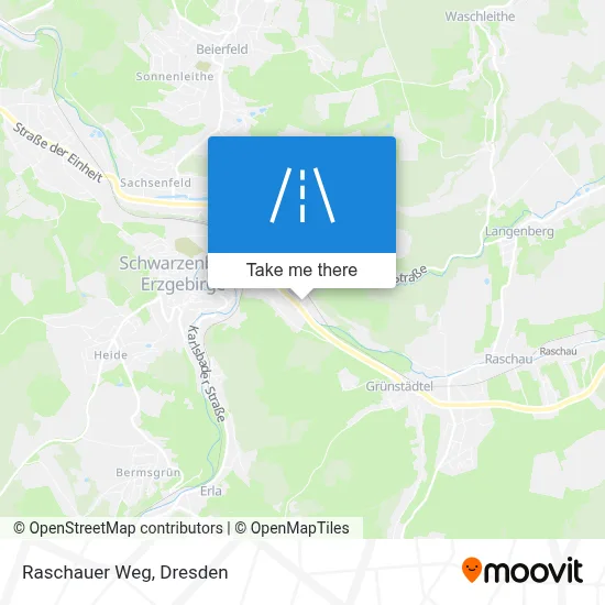 Raschauer Weg map