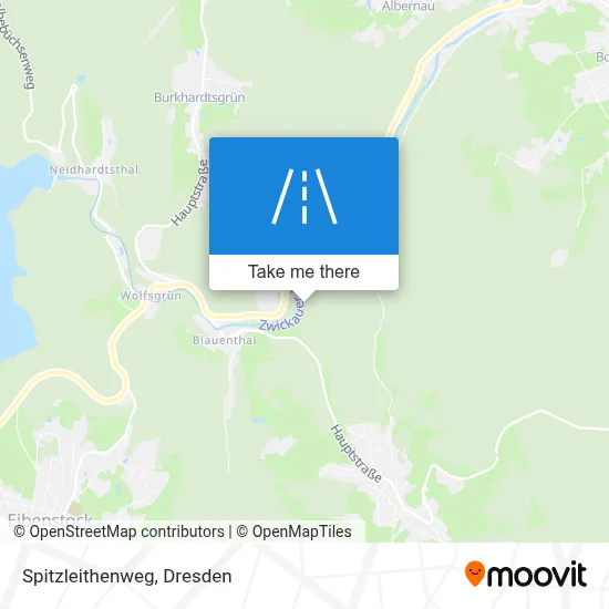 Spitzleithenweg map