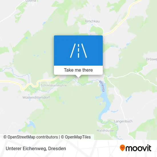 Unterer Eichenweg map