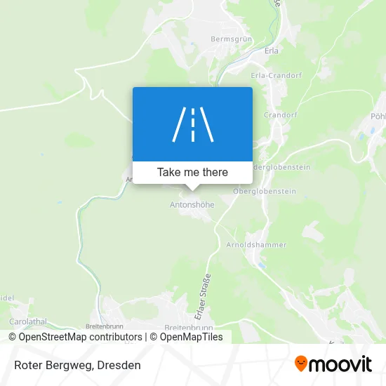 Roter Bergweg map