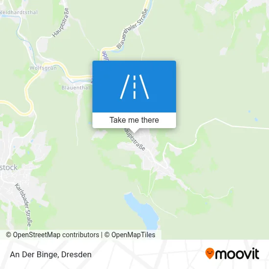 An Der Binge map