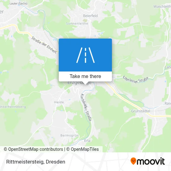 Rittmeistersteig map
