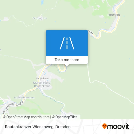 Rautenkranzer Wiesenweg map