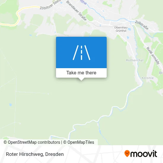 Roter Hirschweg map