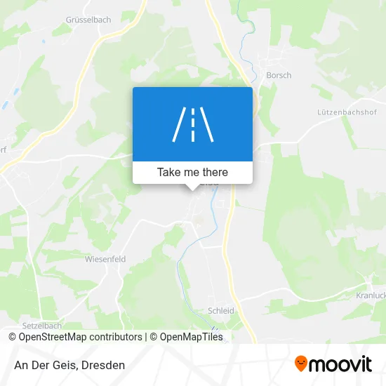 An Der Geis map