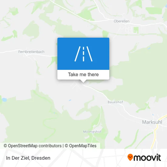 In Der Ziel map