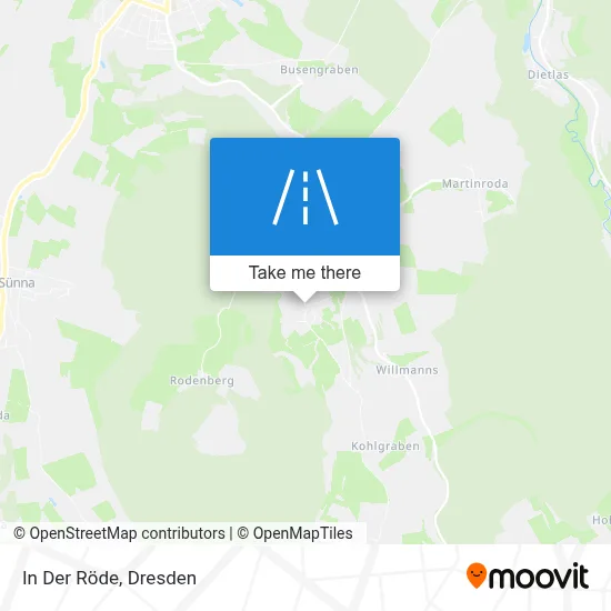 In Der Röde map