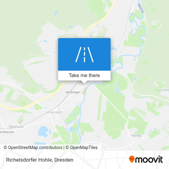Richelsdorfer Hohle map