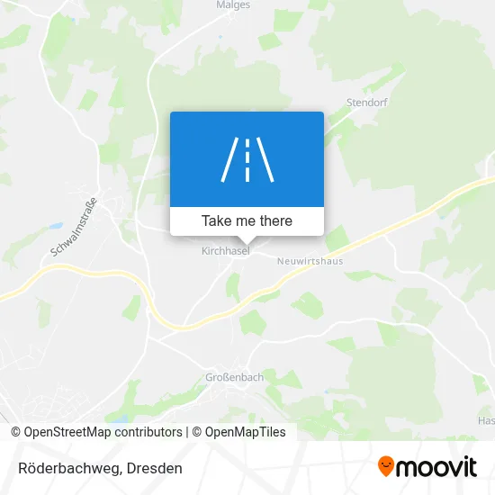 Röderbachweg map
