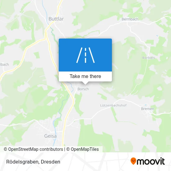 Rödelsgraben map