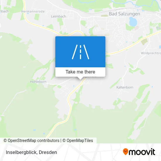 Inselbergblick map