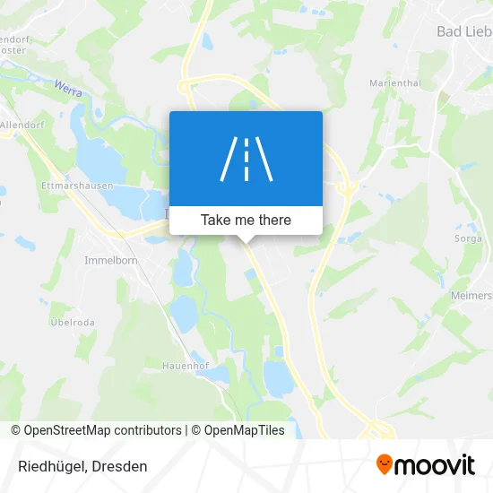 Riedhügel map