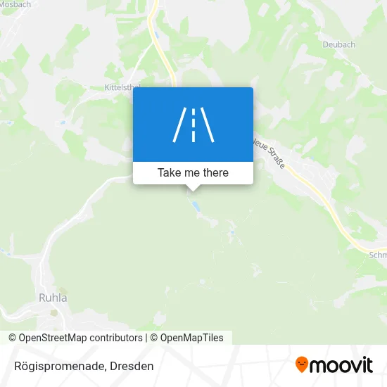 Rögispromenade map