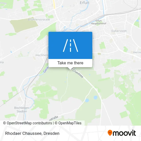 Rhodaer Chaussee map