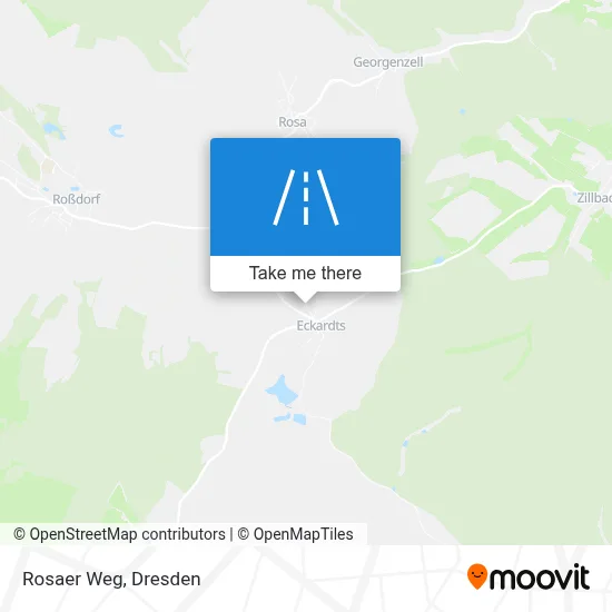 Rosaer Weg map