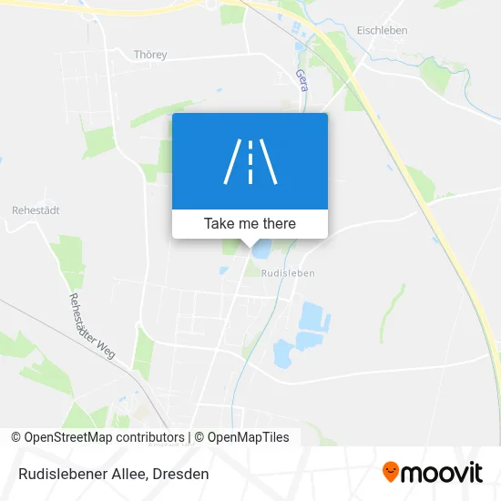 Rudislebener Allee map
