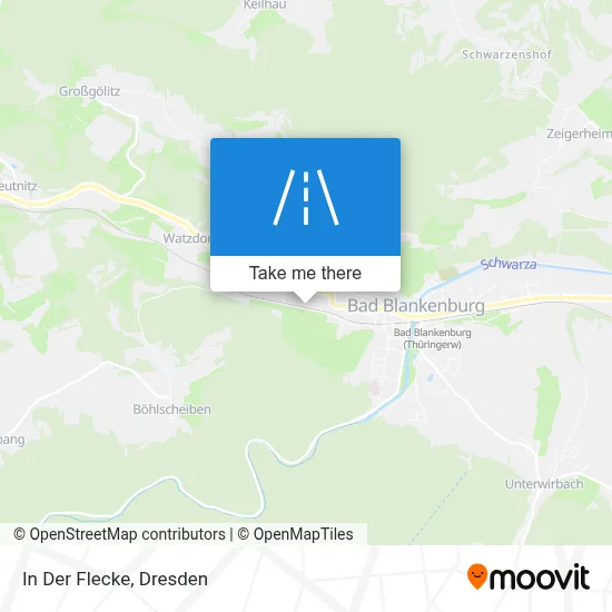 In Der Flecke map