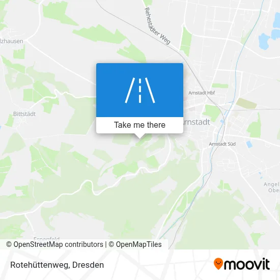 Rotehüttenweg map