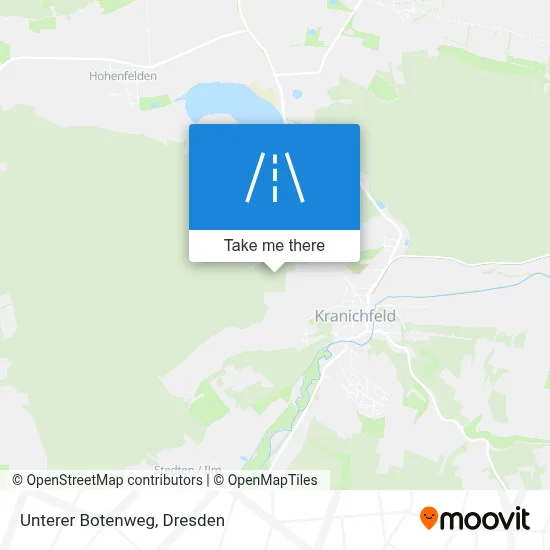 Unterer Botenweg map