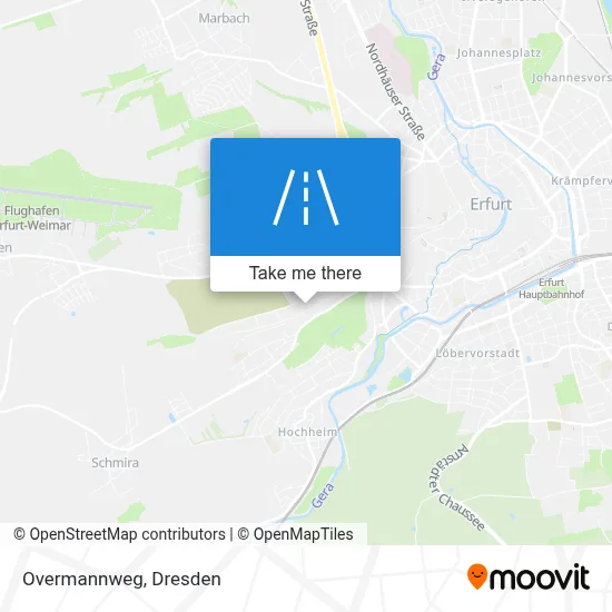 Overmannweg map