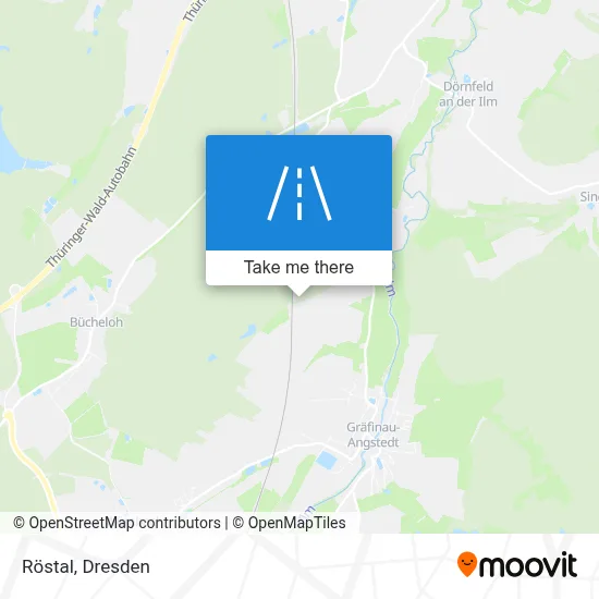 Röstal map