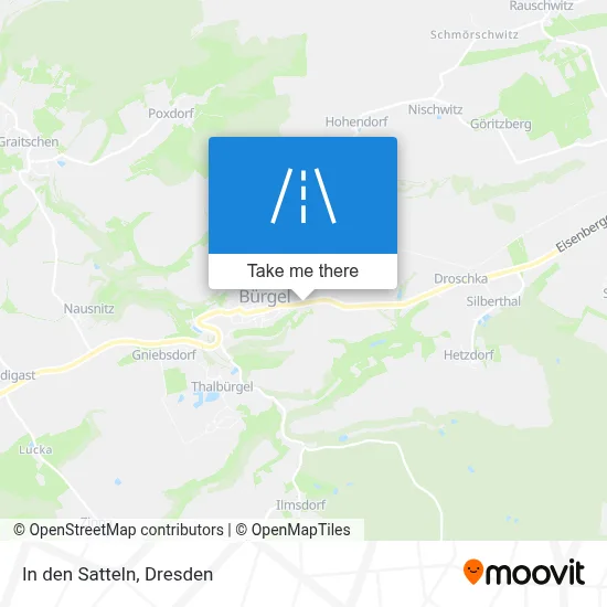 In den Satteln map