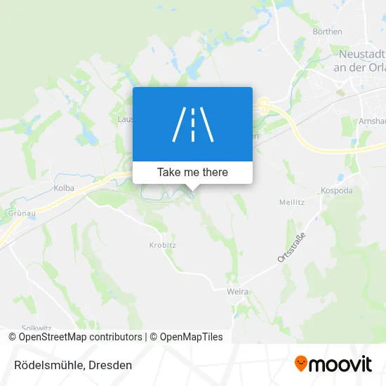 Rödelsmühle map