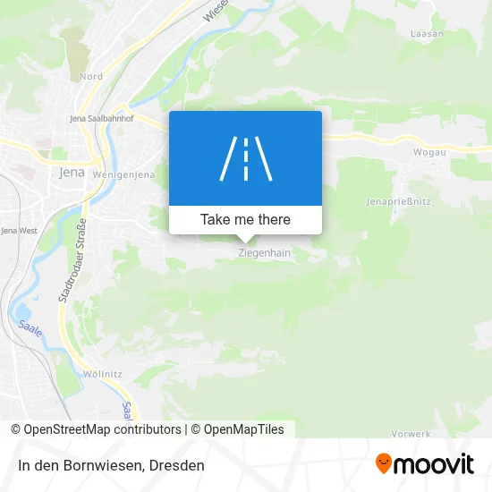 In den Bornwiesen map