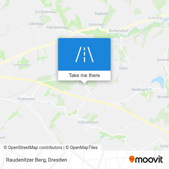 Raudenitzer Berg map