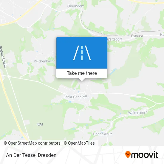 An Der Tesse map