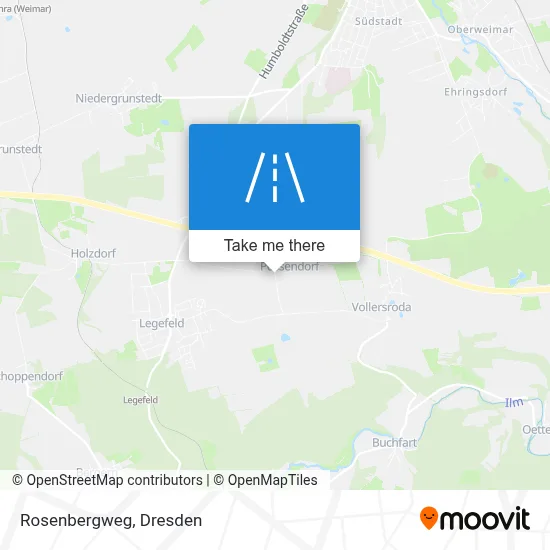 Rosenbergweg map