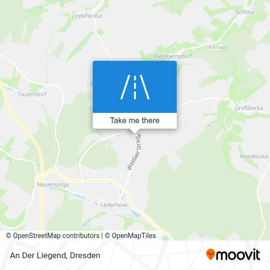 An Der Liegend map