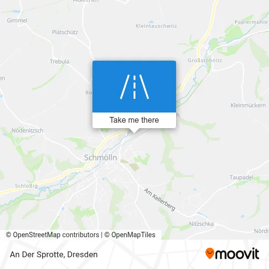 An Der Sprotte map