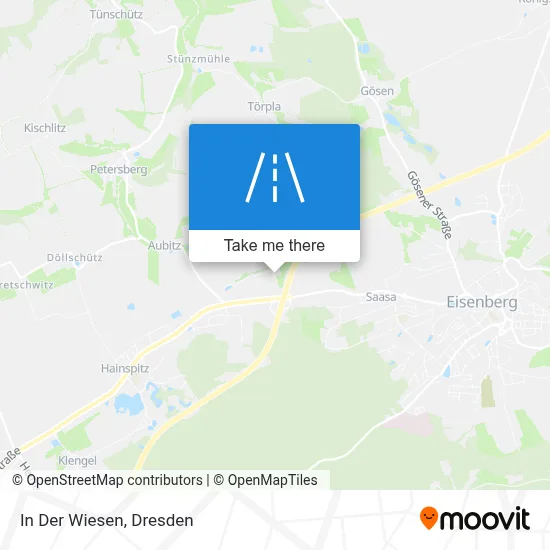 In Der Wiesen map
