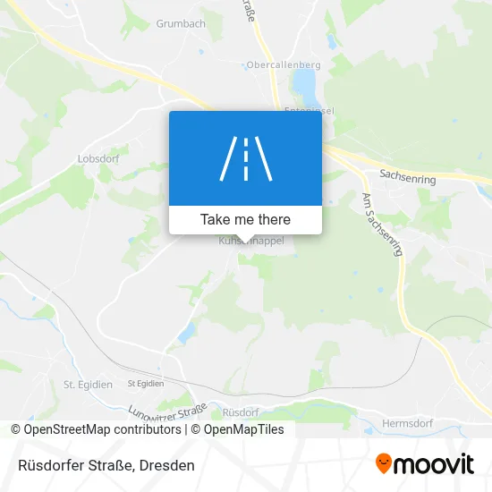 Rüsdorfer Straße map