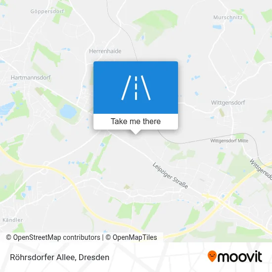 Röhrsdorfer Allee map