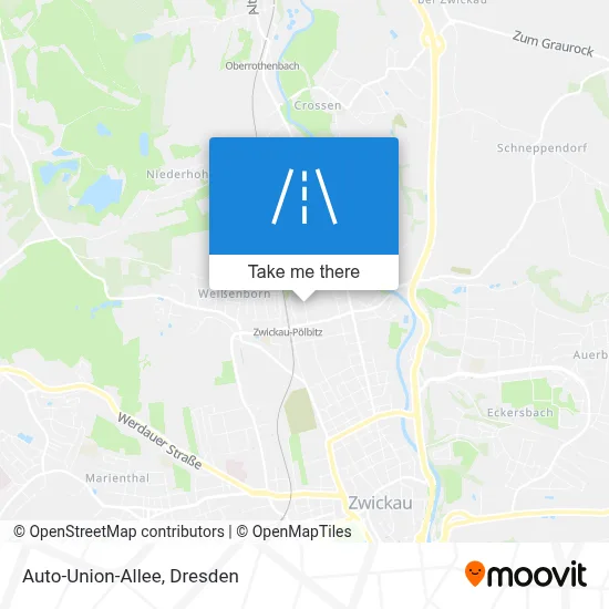 Auto-Union-Allee map