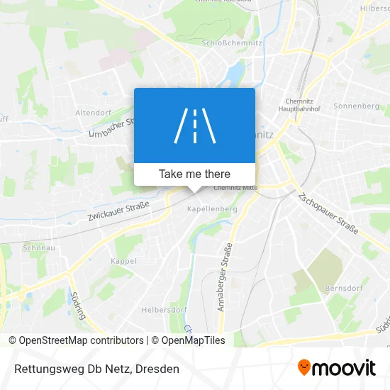 Rettungsweg Db Netz map