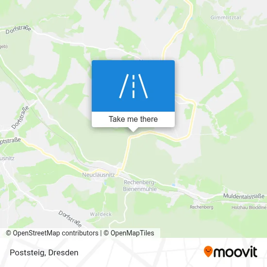 Poststeig map