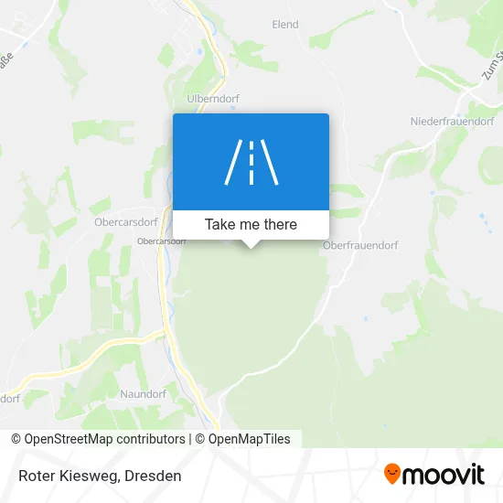Roter Kiesweg map