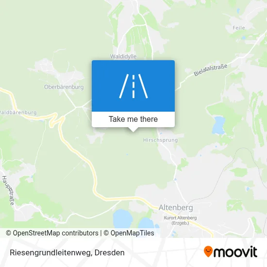 Riesengrundleitenweg map