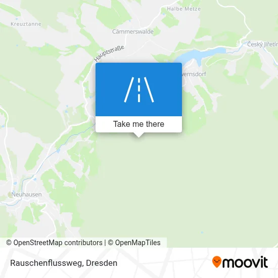 Rauschenflussweg map
