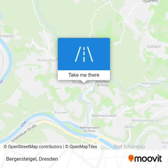 Bergersteigel map