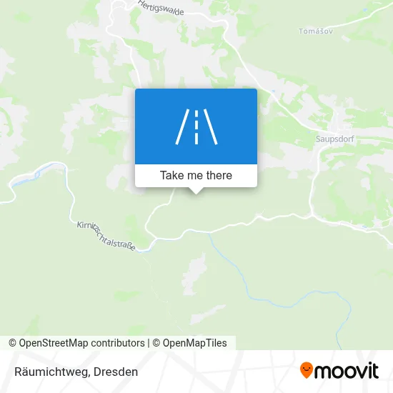 Räumichtweg map