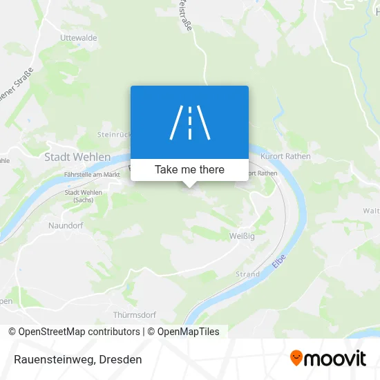 Rauensteinweg map