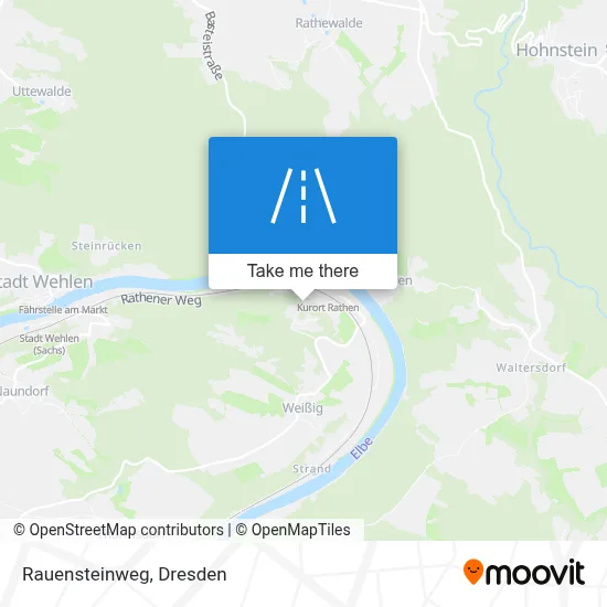 Rauensteinweg map