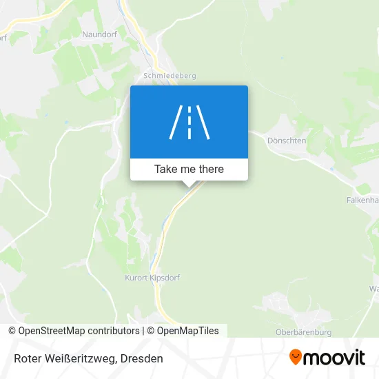 Roter Weißeritzweg map