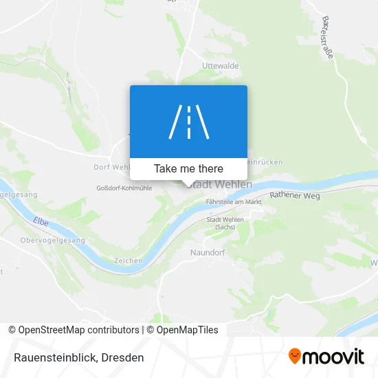 Rauensteinblick map