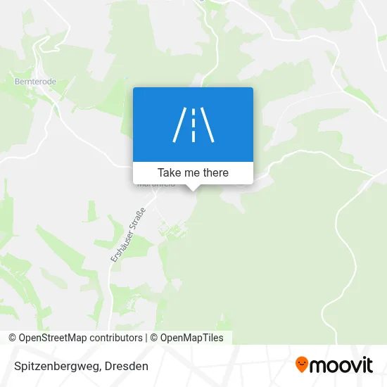 Spitzenbergweg map