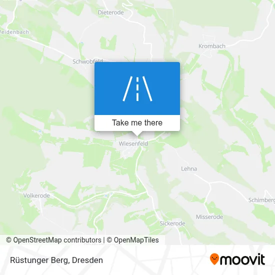 Rüstunger Berg map